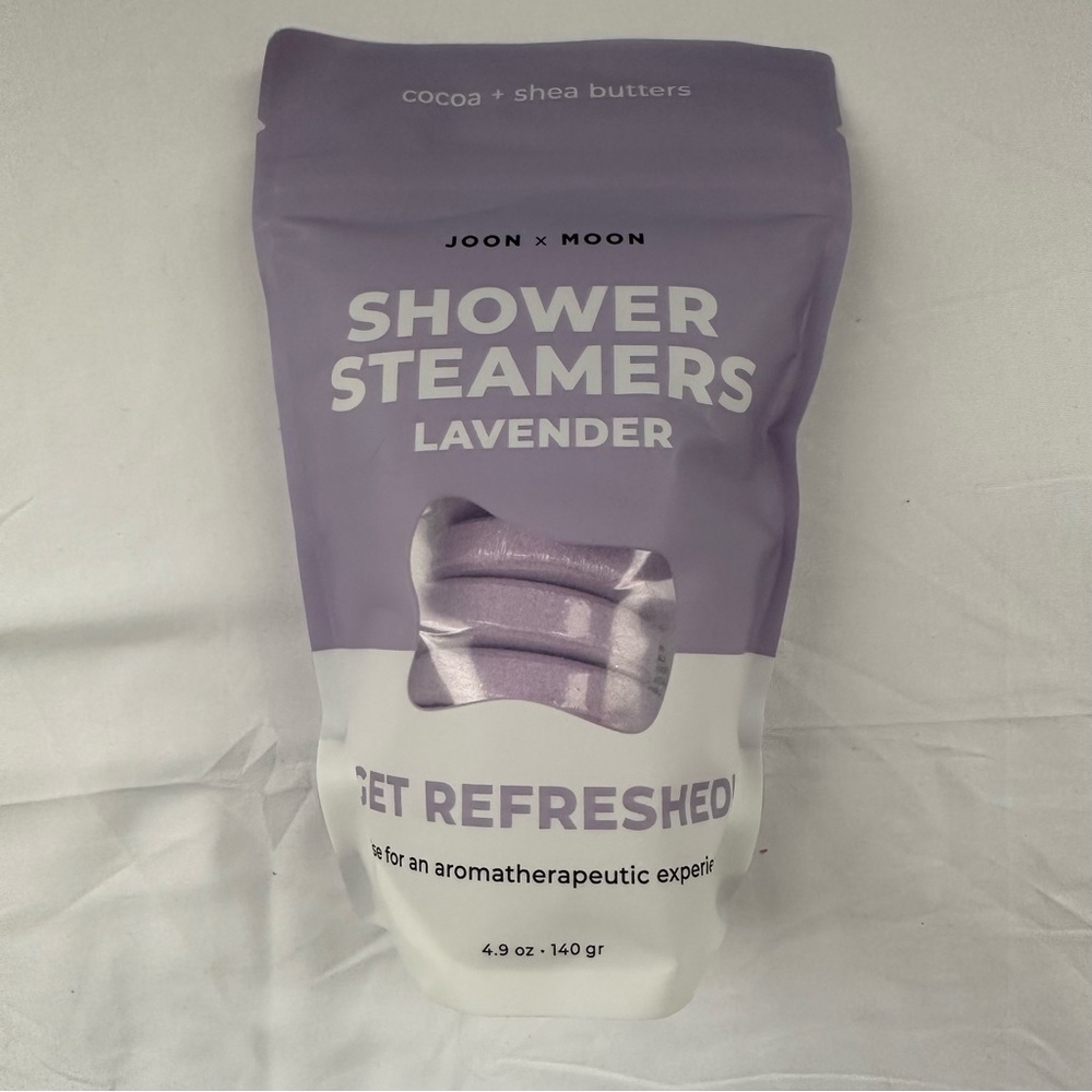 Joon x Moon Lavender Shower Steamers Cocoa + Shea Butters 7 Tablets 4.9 oz New